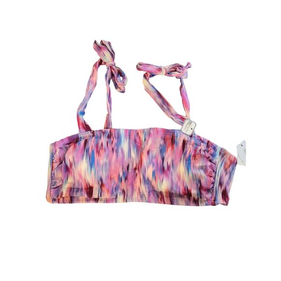 NWT Time and Tru large 12-14 pink/purple bikini top - Picture 1 of 4